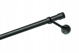 Hotová garniža - Jednoduchá záclonová tyč 19 mm 200 cm